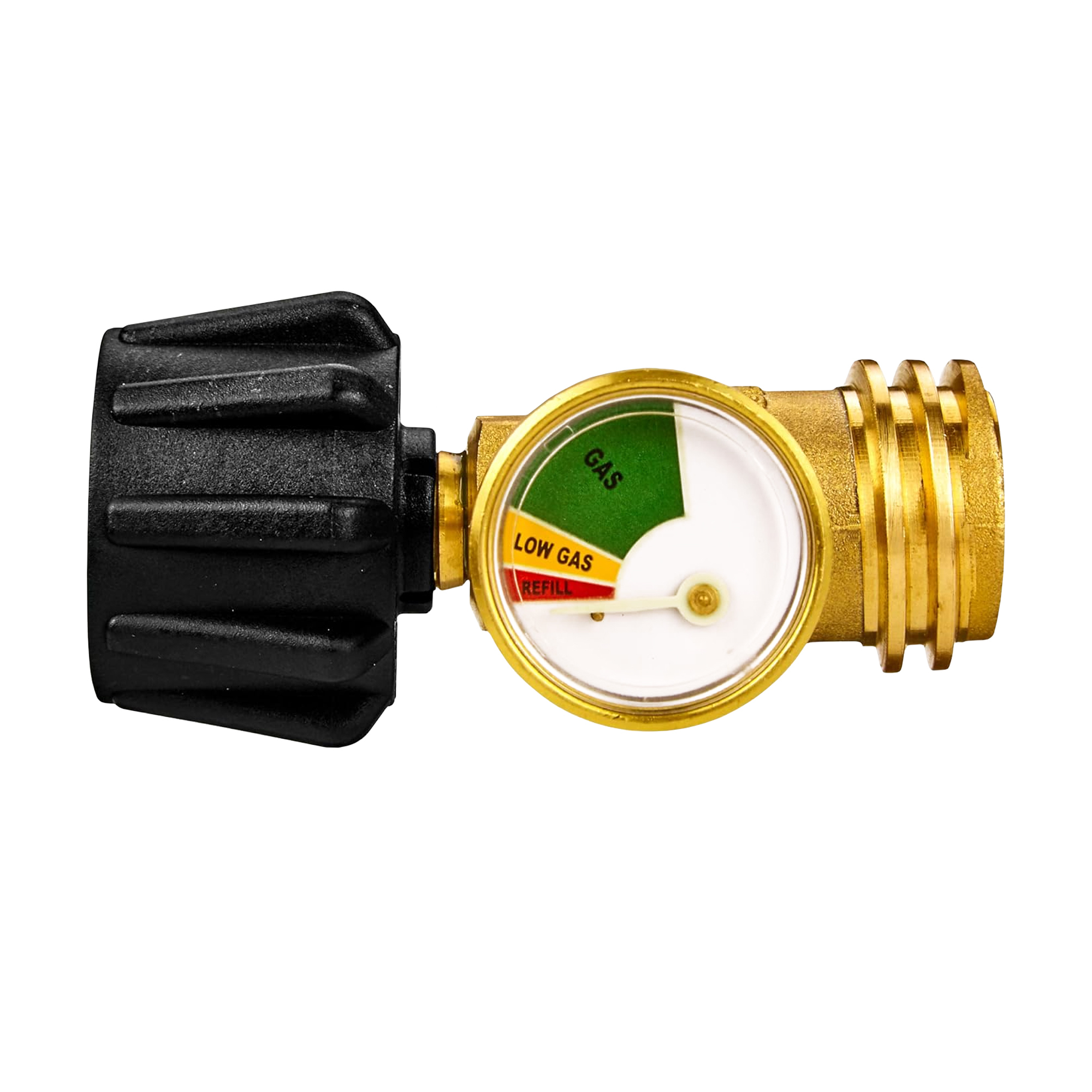 Flame King, Propane Tank Gauge Level Indicator, Included (qty.) 1 Material Brass, Compatible With fits appliances with type 1 connection, Model# YSN212B